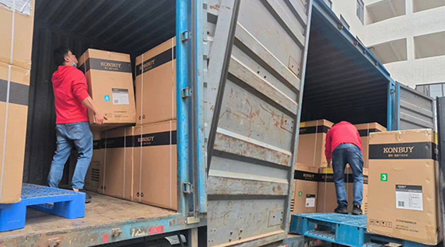 整裝待發！客戶50臺衣物烘干機裝柜完畢