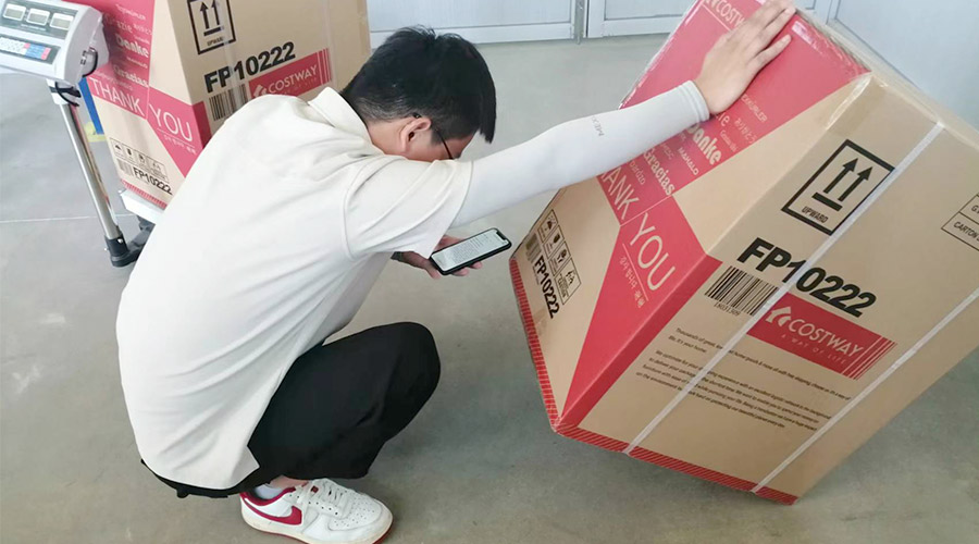 實況直擊！客戶北美COSTWAY開展衣物烘干機驗貨