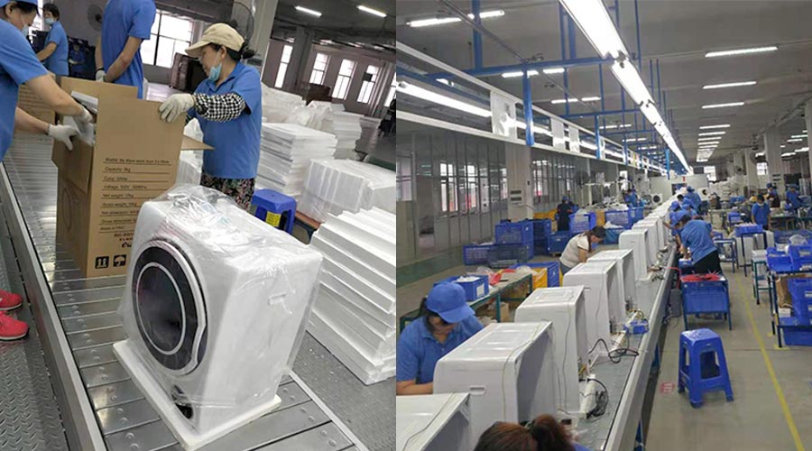 裝配車(chē)間積極有效率地開(kāi)展日本客戶小型烘干機(jī)生產(chǎn)